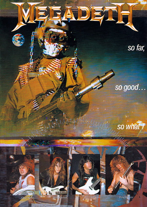 Megadeth - So Far, So GoodSo What? | retro.posters
